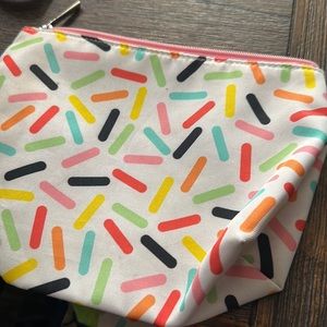 Clinique colorful cosmetic bag